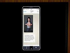 The secretary gets picked up and rides hard in the van with Mea Melone and Wendy Moon.