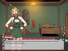 Discover Claus's secret surprise in this Christmas hentai game episode with a naughty elf and sexy Santa wife