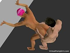 In this cartoon, she offers to be your personal virtual sex slave.