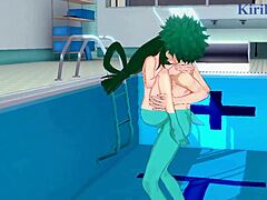 I Watch Rumi Usagiyama Mirko And Tsuyu Asui And Izuku Midoriya Intense Sex In My Hero Academia Hentai