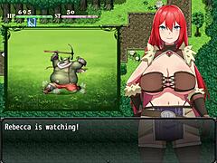 red-haired girl rescues her loved boy from bandits in rebecca and the sword of nasty curses part 1 😊