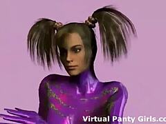 In this cartoon, she offers to be your personal virtual sex slave.