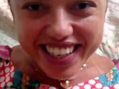 Yuri gaucho couple in paradise quickie, impregnating the maid with big cock