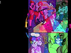 come to this cartoon party in the comic anime hentai where everyone has fun at the party