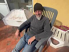 Hot wife hiding with the neighbor in the laundry room - i want to suck and cum in my mouth