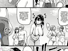 Vacation at the beach got wild with anime hentai sex on holiday 😏🏖️