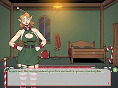 Discover Claus's secret surprise in this Christmas hentai game episode with a naughty elf and sexy Santa wife