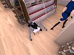 我爱这个户外公共自慰游戏，动漫色情暴露作为Sereka-san