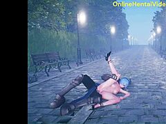 this cute anime girl is dancing and getting fucked in part 2