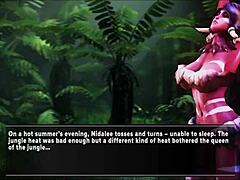 queen rules the jungle in wild cartoon adventure