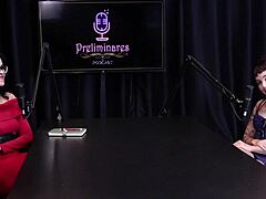 Annie clementine records group session with family support in sheer red