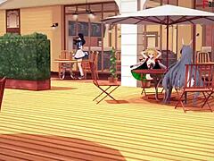 belfast invites to lunch in azurlane pov