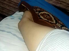 in my horny bed without underpants do you like my legs and feet