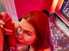 Cute redhead teen 18+ shares interview with kaira love.
