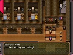 Witch's first prostitute job with handjob on cock