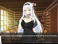 the witch traps the prisoner in her sexual dungeon during gameplay 6