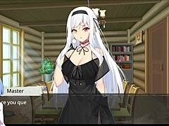 the witch traps the prisoner in her sexual dungeon during gameplay 6