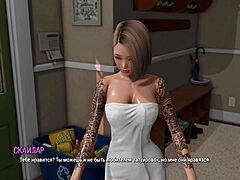 Blonde Slut with Natural Tits Sucks Big Cock After Clothes Ripped