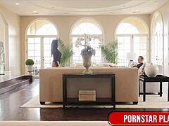 EBONY WHORE HAVANA GINGER FUCKS CHAD DIAMONDS ASS WITH STRAP-ON