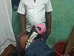 village sports teacher and master couple