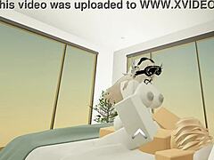 average roblox condo experience with experienced sex and riding in cowgirl position.