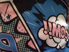 Using the big chicken for my hot actions with my lover on turn the alpha male shows his big penis and i propose that you ride it like a whore in heat