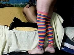 latina brunette roleplays with sissy boyfriend