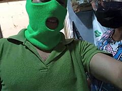 Using the big chicken for my hot actions with my lover on turn the alpha male shows his big penis and i propose that you ride it like a whore in heat