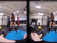 vrconk petite girl fucked by fat cock at gym in pov