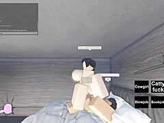 Slutty Roblox Girl Gets Fucked