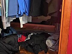 Milf's wet pussy gets foot fucked in fetish play