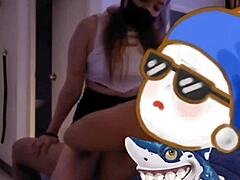 pinaylavagirl olga aoki screams in cowgirl orgasm. she takes deepthroat creampie bent over doggystyle.