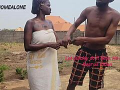 Sex Addicted Housewife Fucks Husband Brother Doggy Outside Window