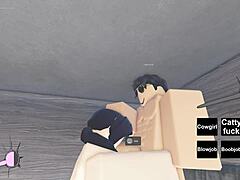 Slutty Roblox Girl Gets Fucked