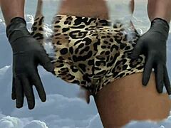 Curvy Bodybuilder Films Sexy Military Dance Turning Into Wild Fat Masturbation Session.