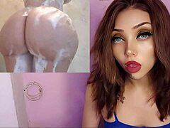 Perverted stepmom invites stepson to shower for creampie