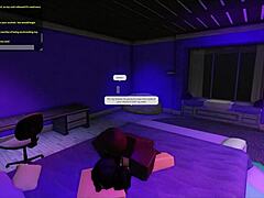 She begged for my monster cock to wreck her insides like in Roblox Studio... intense BDSM session!