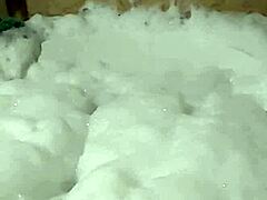 Cyno models cosplay costumes in solo bubble bath adventure