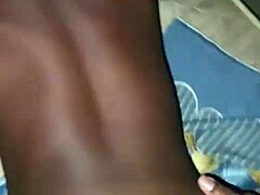 Olamay's hard doggy fuck, bent over in underwear, tattoos on display.