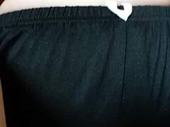 preggers milf spits on big tits.