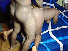 michelle rose has sex with her boss in doggystyle and bent over