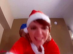 Aurora Foxe as Mrs. Claus in Black Breeding