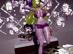 natsumi kyouno in hentai date a live rabbit hole sex and dance!