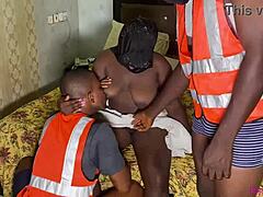 Hey guys, take my wet pussy as payment for your hard work!