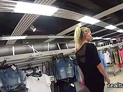 Can This Charming Czech Cutie Resist Temptation In The Shopping Centre And Get Screwed In POV?