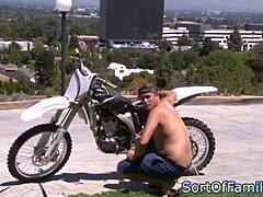 busty stepmilf riding my cock hard