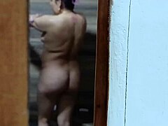 Mexican Mature Milf With Natural Tits Masturbates At Home After Shaving Before Bath In Homemade Solo