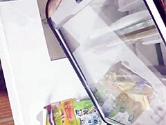 upskirt spying in the store