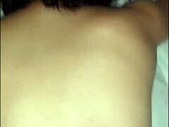 young curvy girl in front of the mirror