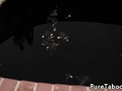 Teens share cock during kinky threeway